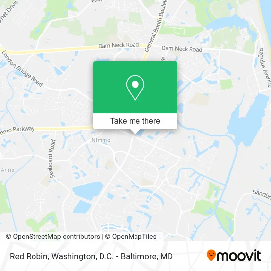 Red Robin map