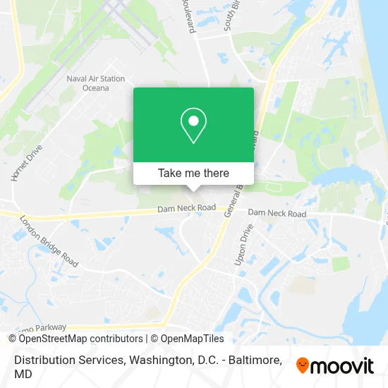 Distribution Services map
