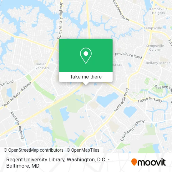 Regent University Library map