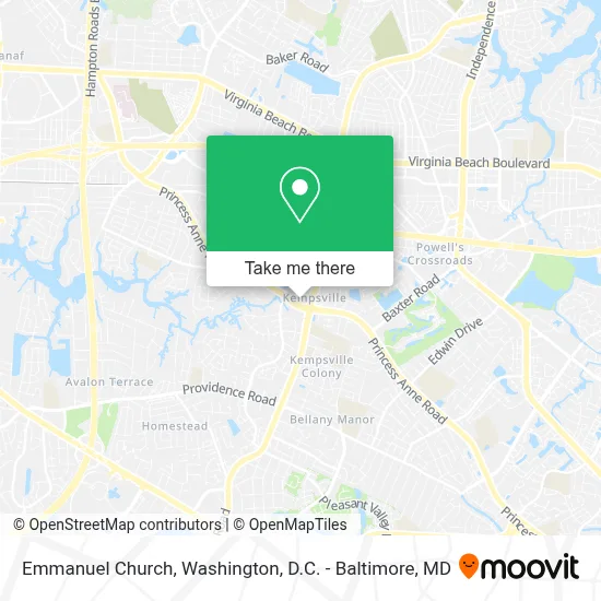 Emmanuel Church map