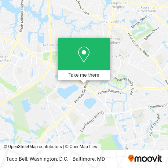 Taco Bell map