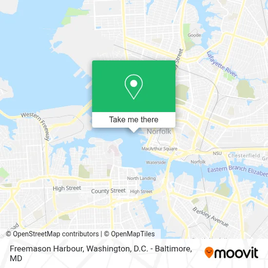 Freemason Harbour map
