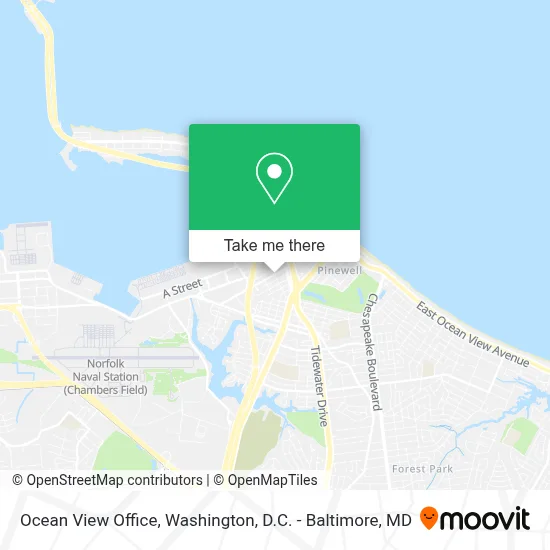 Ocean View Office map