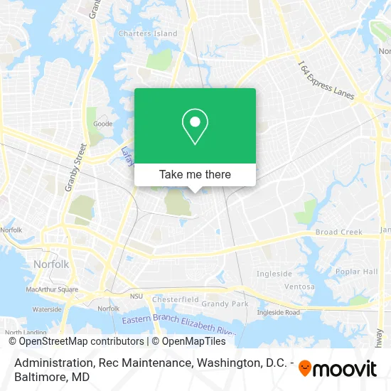 Administration, Rec Maintenance map