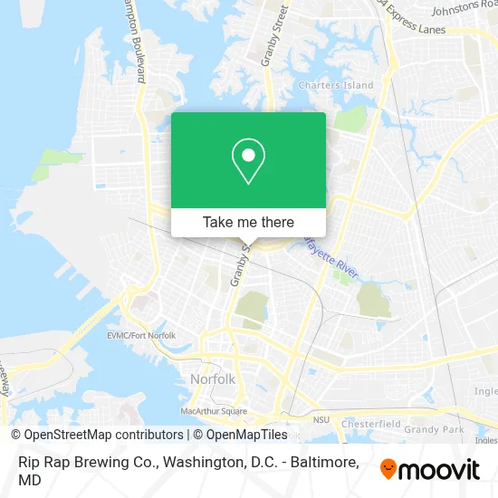 Rip Rap Brewing Co. map