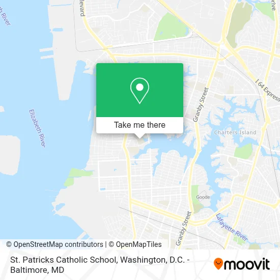 St. Patricks Catholic School map