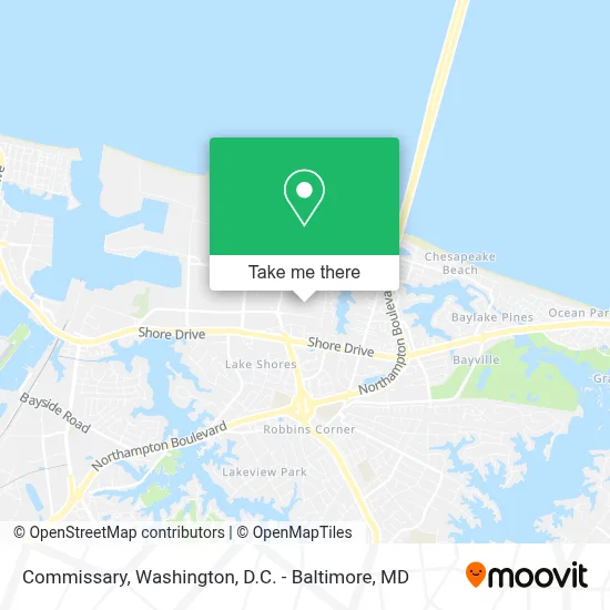 Commissary map