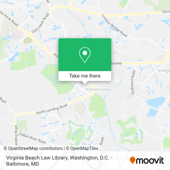 Virginia Beach Law Library map