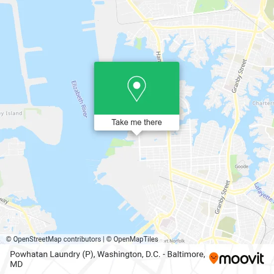 Powhatan Laundry map