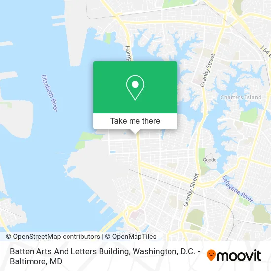 Batten Arts And Letters Building map