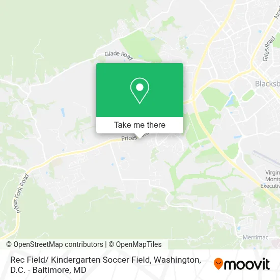 Rec Field/ Kindergarten Soccer Field map