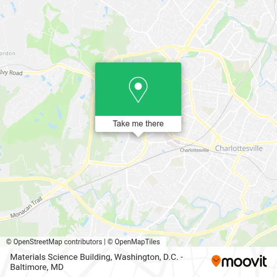 Materials Science Building map