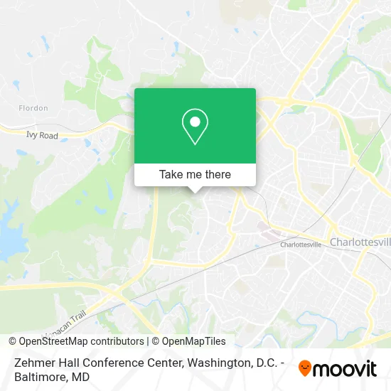 Zehmer Hall Conference Center map