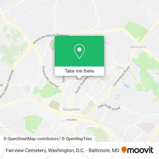Fairview Cemetery map