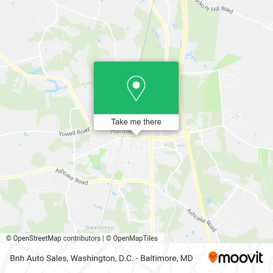 Bnh Auto Sales map