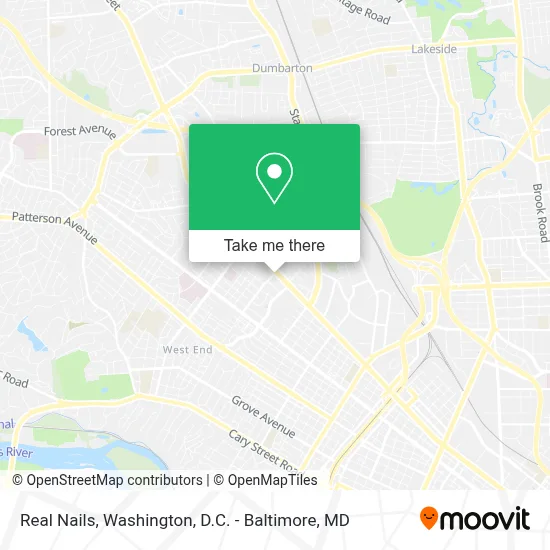 Real Nails map