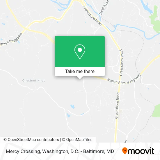 Mercy Crossing map