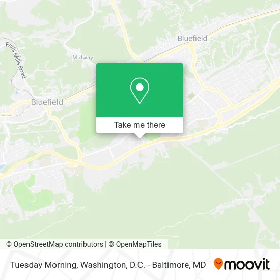 Tuesday Morning map
