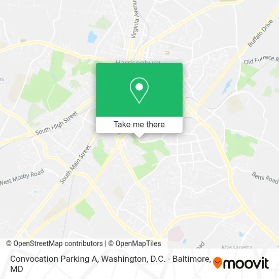 Convocation Parking A map