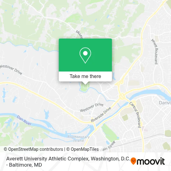 Averett University Athletic Complex map