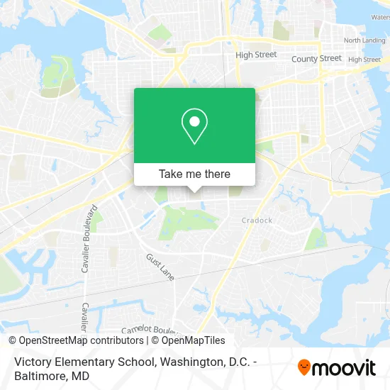 Victory Elementary School map