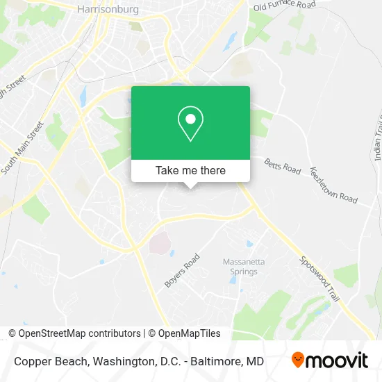 Copper Beach map