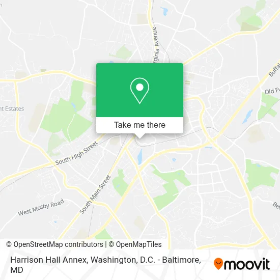 Harrison Hall Annex map