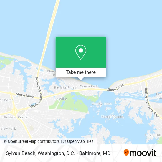 Sylvan Beach map