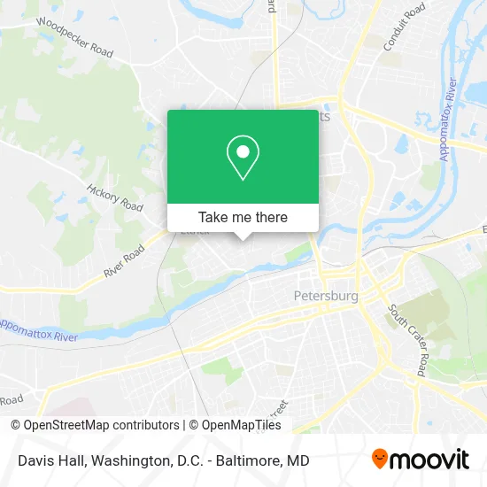 Davis Hall map