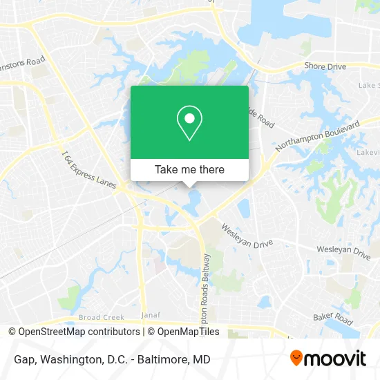 Gap map