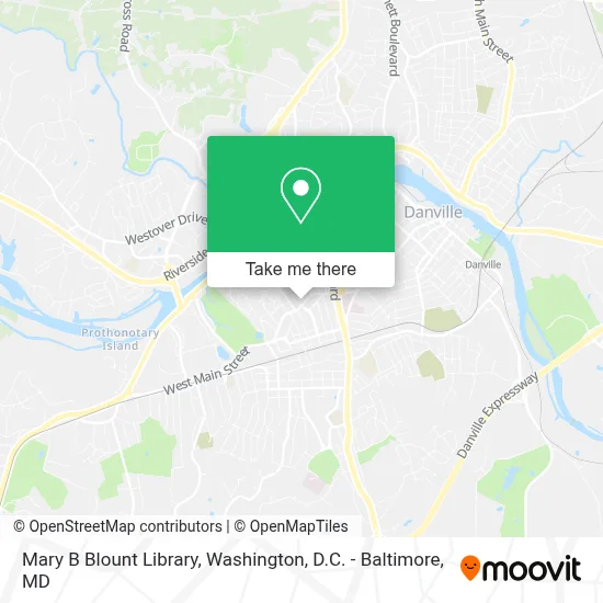 Mary B Blount Library map
