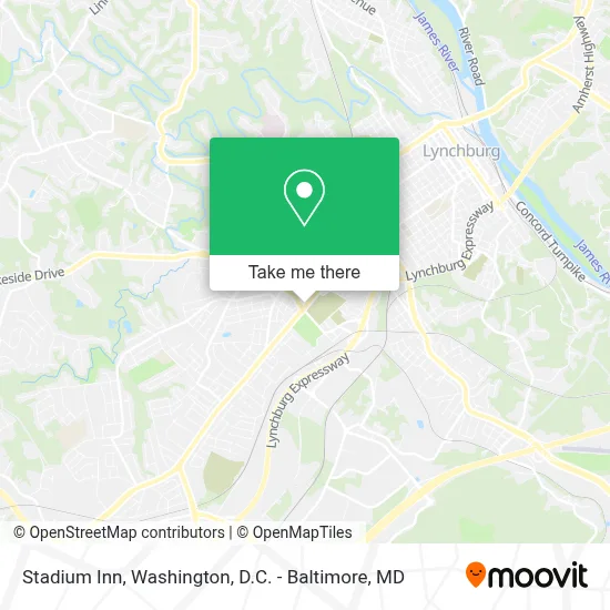 Stadium Inn map