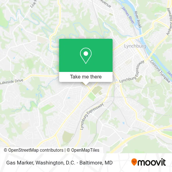 Gas Marker map