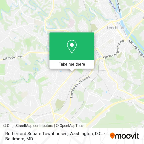 Rutherford Square Townhouses map