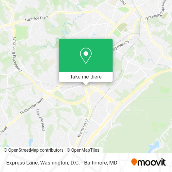 Express Lane map