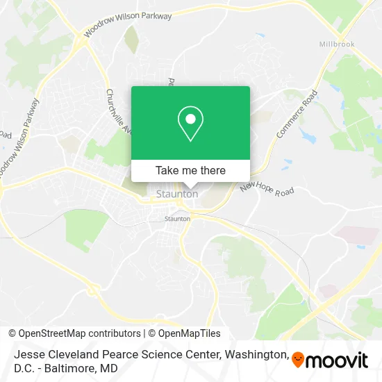Jesse Cleveland Pearce Science Center map