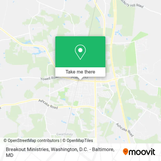 Breakout Ministries map