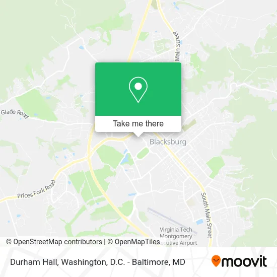 Durham Hall map
