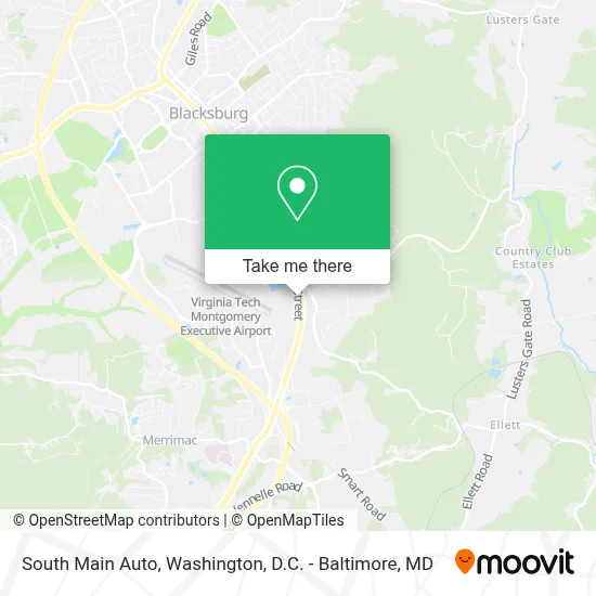 South Main Auto map