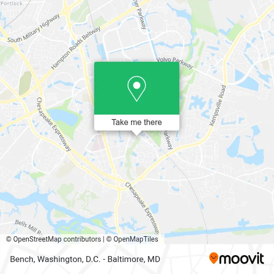 Bench map