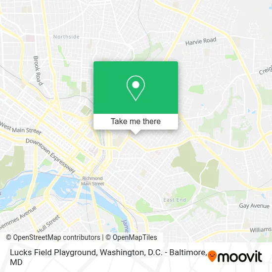 Lucks Field Playground map