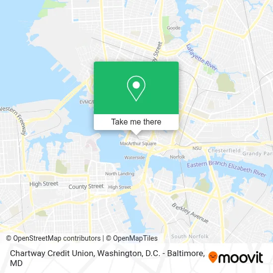 Chartway Credit Union map