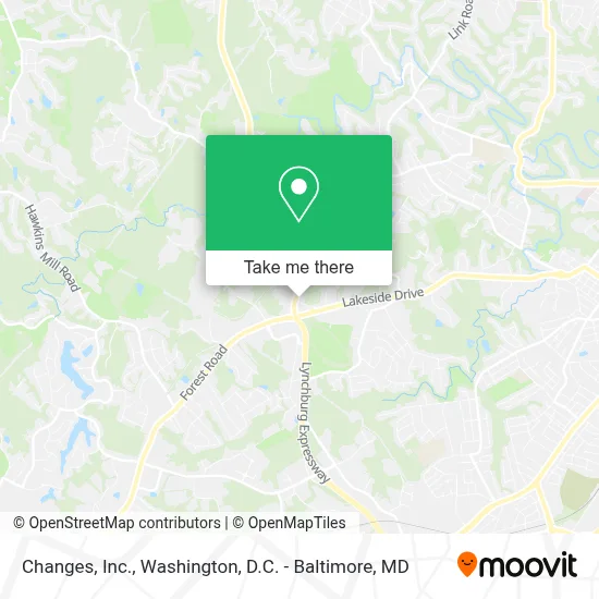 Changes, Inc. map