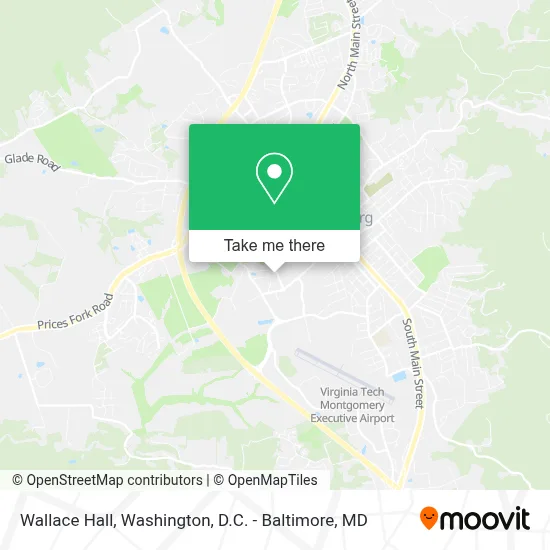 Wallace Hall map