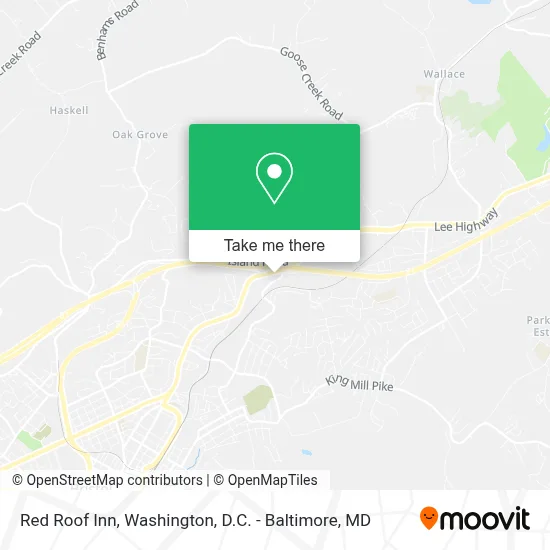 Red Roof Inn map