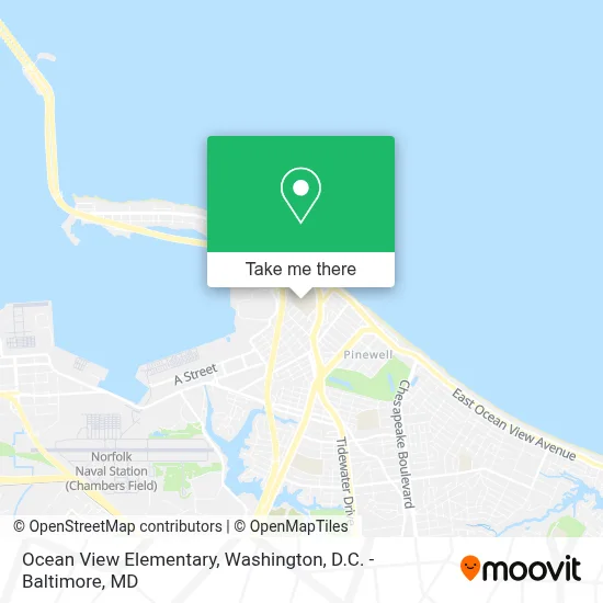 Ocean View Elementary map