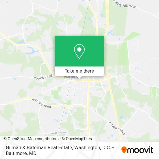 Gilman & Bateman Real Estate map