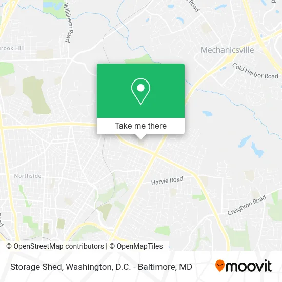 Storage Shed map