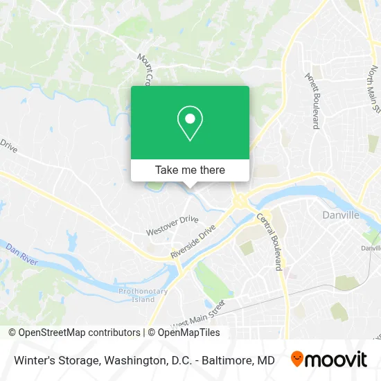 Winter's Storage map