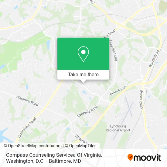 Compass Counseling Servicea Of Virginia map